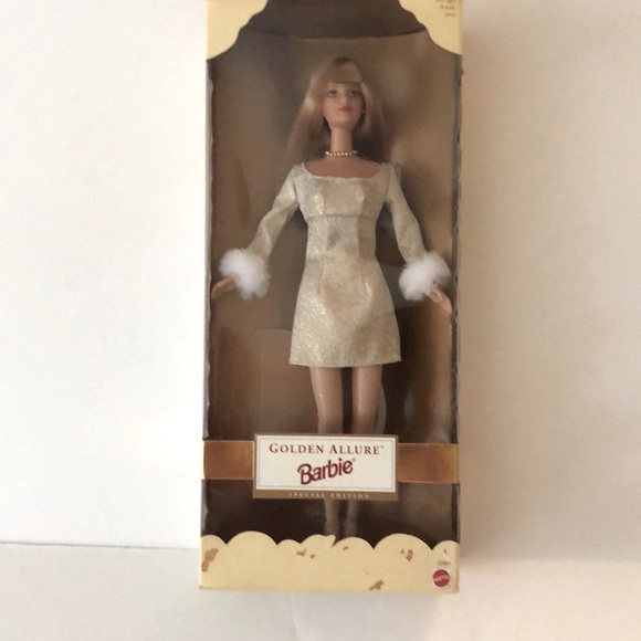 Brand New - NRFB -Golden Allure Barbie Doll Special Edition Vintage 1999 - NWOT - Picture 4 of 15
